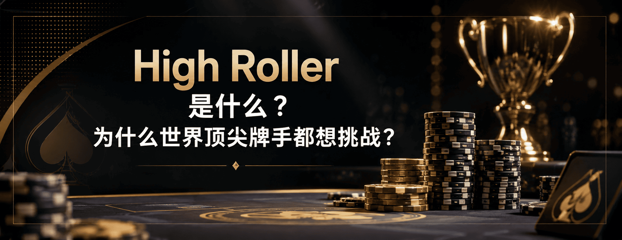 High Roller 是什么？为什么世界顶尖牌手都想挑战？